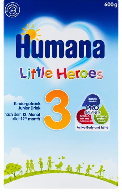 Суміш молочна Humana-3 Little Heroes 600г 6249479 Суміш молочна Humana-3 Little Heroes 600г 6249479