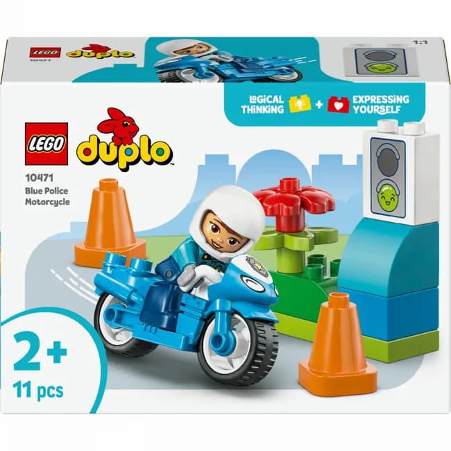 Конструктор Lego Duplo Поліцейський мотоцикл 11дет 10471 фото 2 Конструктор Lego Duplo Поліцейський мотоцикл 11дет 10471 фото 2
