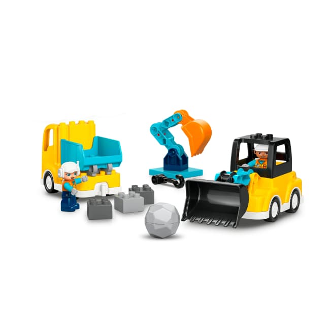 Конструктор Lego Duplo 3в1 Будівельна техніка 22дет 10475 Конструктор Lego Duplo 3в1 Будівельна техніка 22дет 10475