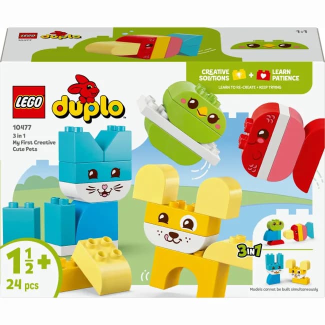 Конструктор Lego Duplo 3в1 Очаровательные творческие домашние любимцы 24дет 10477 фото 2