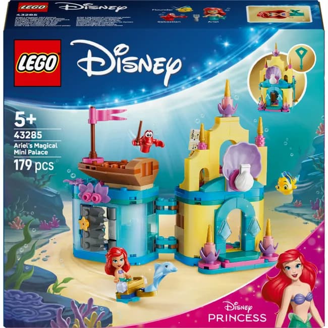 Конструктор Lego Disney Волшебный минидворец Ариэль 179 дет 43285 фото 2