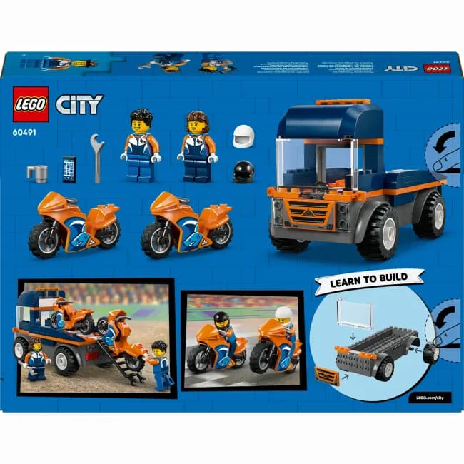 Конструктор Lego City Транспортер мотоциклов 88дет 60491 фото 2 Конструктор Lego City Транспортер мотоциклов 88дет 60491 фото 2