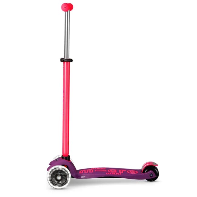 Самокат 3-х колісний Micro Maxi Deluxe Neon LED Ultra pink MMD233 фото 2 Самокат 3-х колісний Micro Maxi Deluxe Neon LED Ultra pink MMD233 фото 2