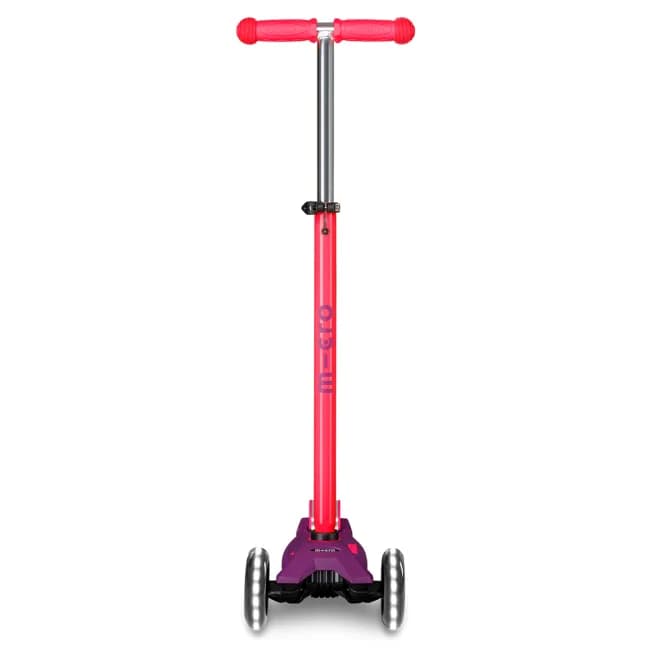 Самокат 3-х колісний Micro Maxi Deluxe Neon LED Ultra pink MMD233 фото 4 Самокат 3-х колісний Micro Maxi Deluxe Neon LED Ultra pink MMD233 фото 4