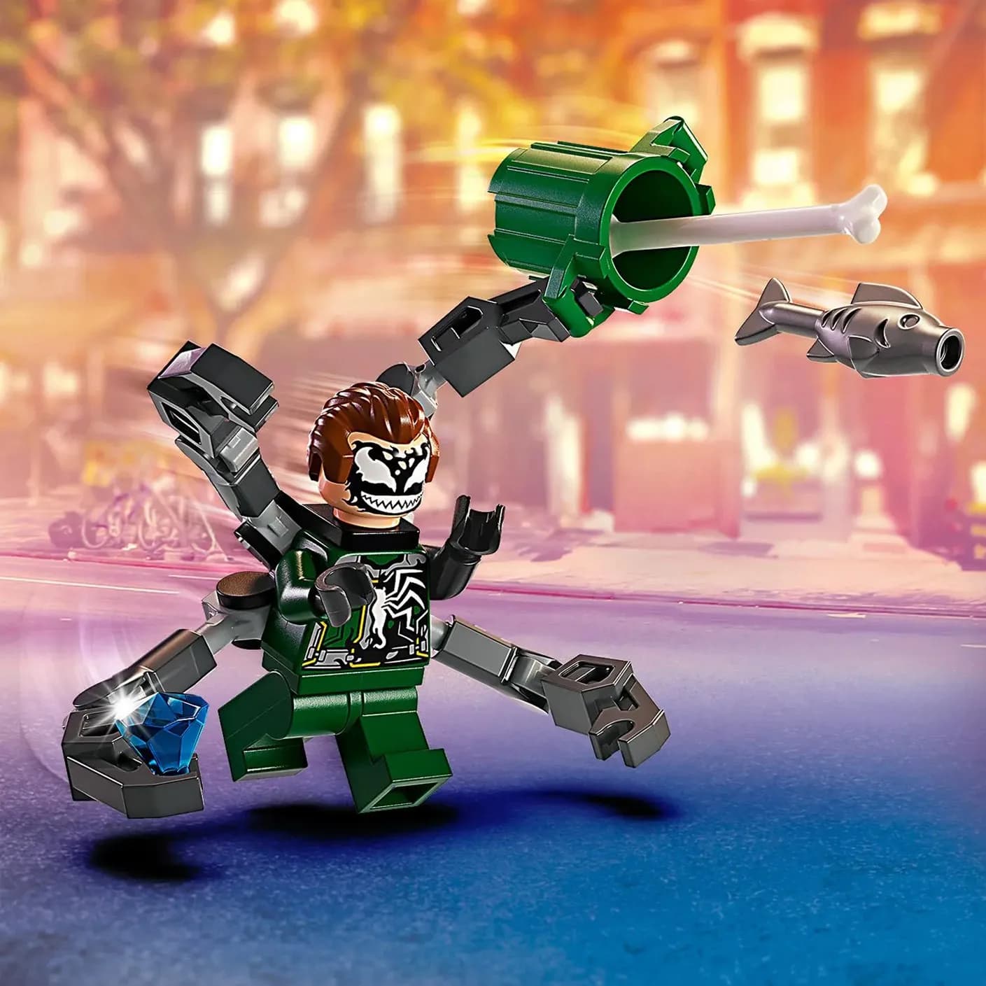 Конструктор Lego Marvel Погоня на мотоциклах Людина-Павук vs. Доктор Восьминіг 77дет 76275 фото 3 Конструктор Lego Marvel Погоня на мотоциклах Людина-Павук vs. Доктор Восьминіг 77дет 76275 фото 3