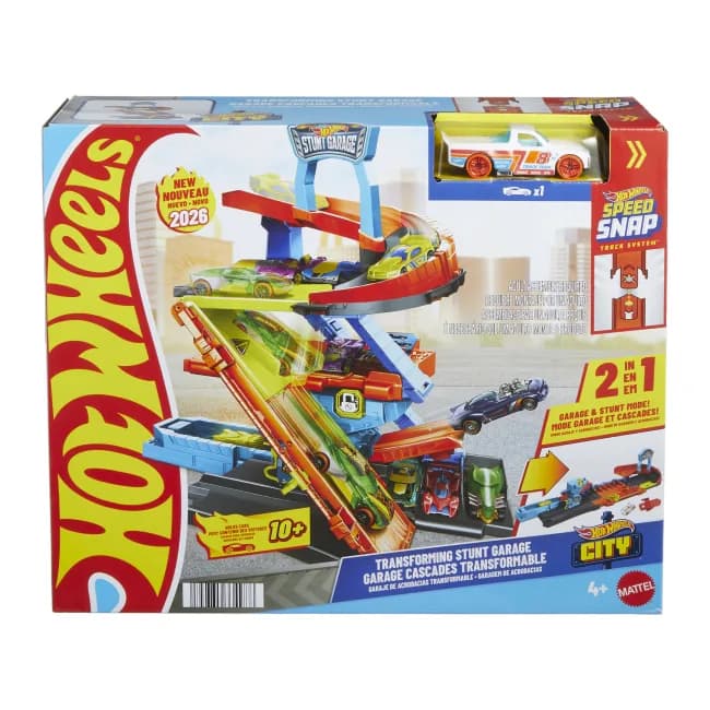 Набор игровой Hot Wheels Гараж-трансформер для трюков JHL94 фото 3 Набор игровой Hot Wheels Гараж-трансформер для трюков JHL94 фото 3