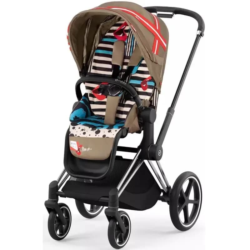 Коляска универсальная 2в1 Cybex Priam 4.0 by Karolina Kurkova/Chrome Black 522000901/4 фото 3 Коляска универсальная 2в1 Cybex Priam 4.0 by Karolina Kurkova/Chrome Black 522000901/4 фото 3