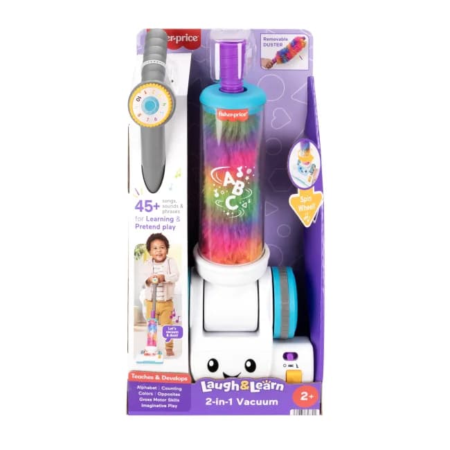 Игрушка интерактивная Fisher-price Пылесос JMM37 фото 3 Игрушка интерактивная Fisher-price Пылесос JMM37 фото 3