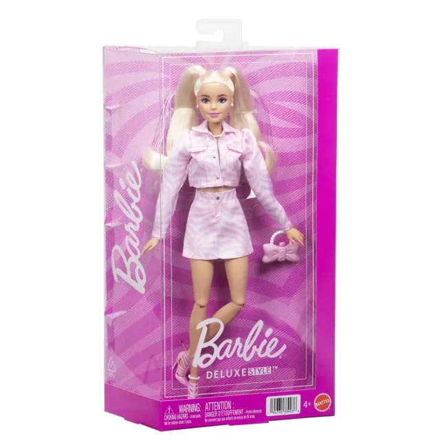Лялька Barbie Deluxe Style Денім-сет у барбікорі JJN69 фото 2 Лялька Barbie Deluxe Style Денім-сет у барбікорі JJN69 фото 2