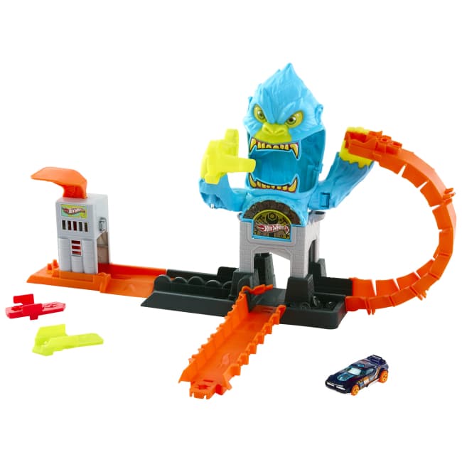 Набор игровой Hot Wheels Атака лютой гориллы JHL92 Набор игровой Hot Wheels Атака лютой гориллы JHL92