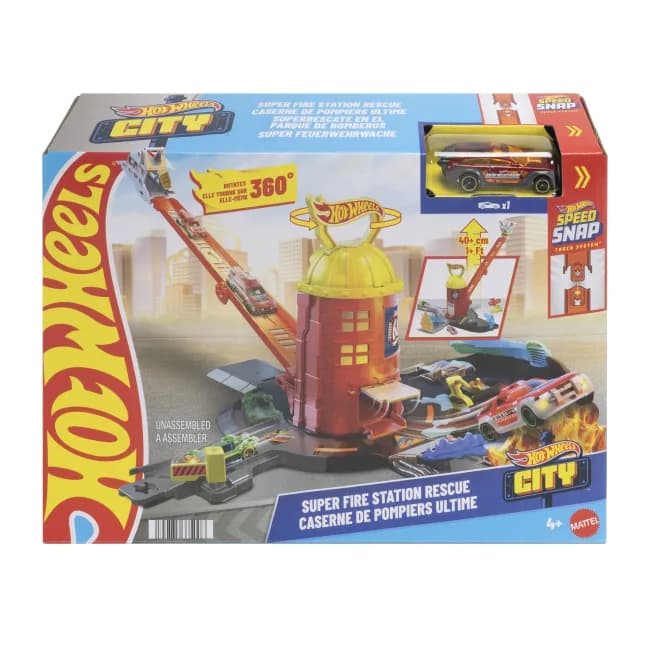 Набір ігровий Hot Wheels Пожежно-рятувальна суперстанція JHL95 фото 2