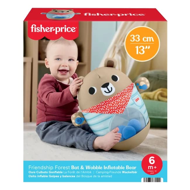 Неваляшка Ведмедик Fisher-price JLB83 фото 3 Неваляшка Ведмедик Fisher-price JLB83 фото 3