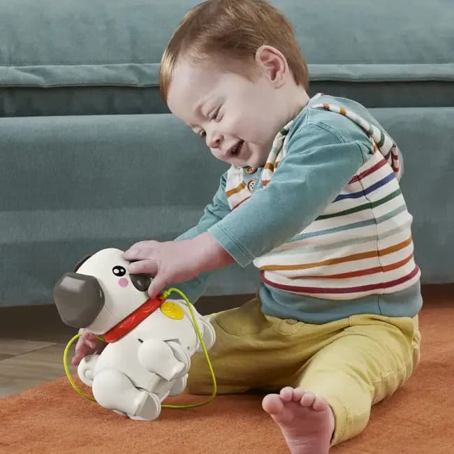 Каталка Fisher-price Мопсик HTW94 фото 2 Каталка Fisher-price Мопсик HTW94 фото 2