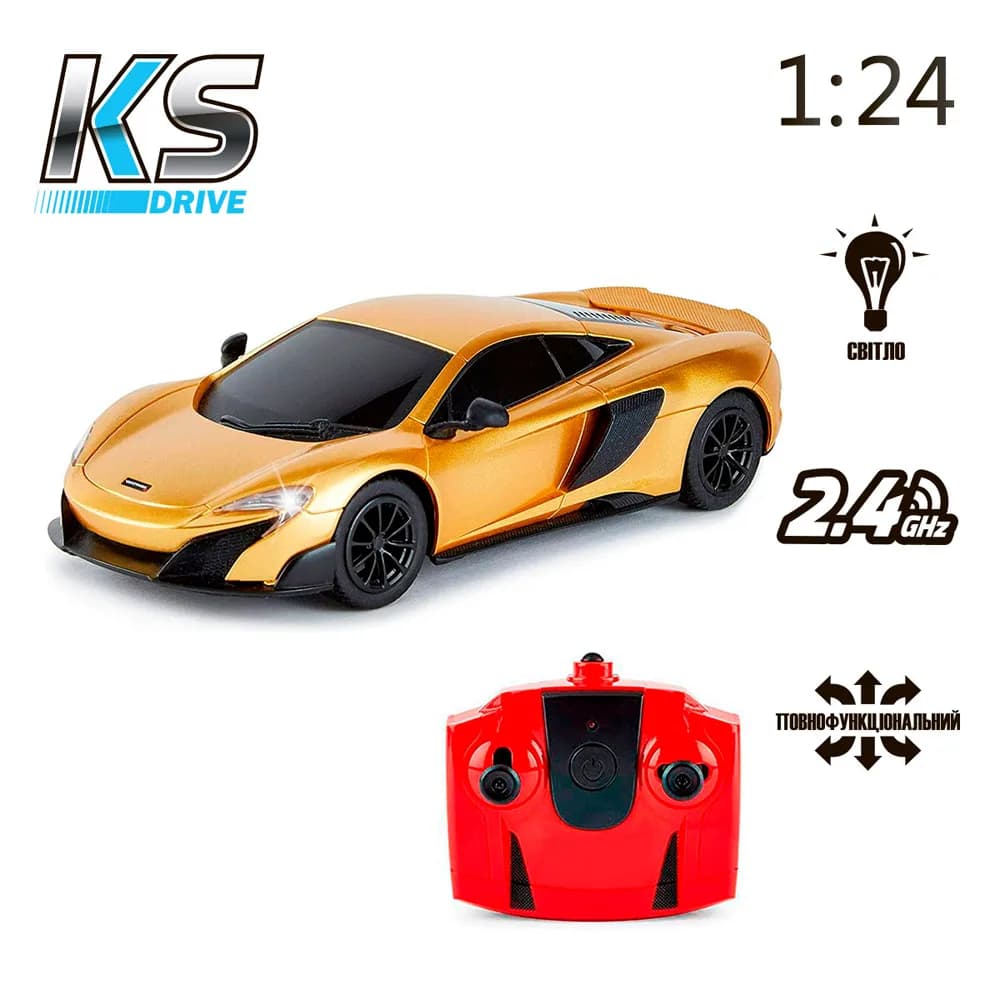 Машина на р/к KS Drive Mclaren 675LT 1:24 124GMGL фото 6