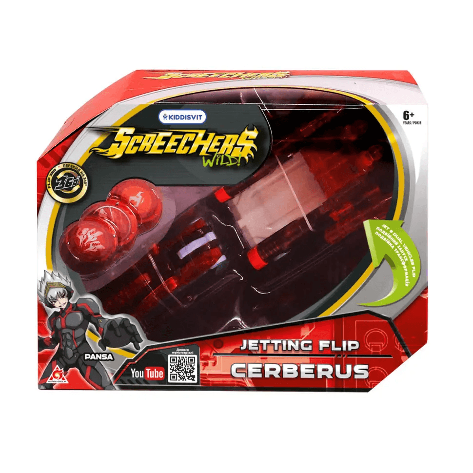 Трансформер Screechers Wild S2 L2 Цербер EU684302 Трансформер Screechers Wild S2 L2 Цербер EU684302
