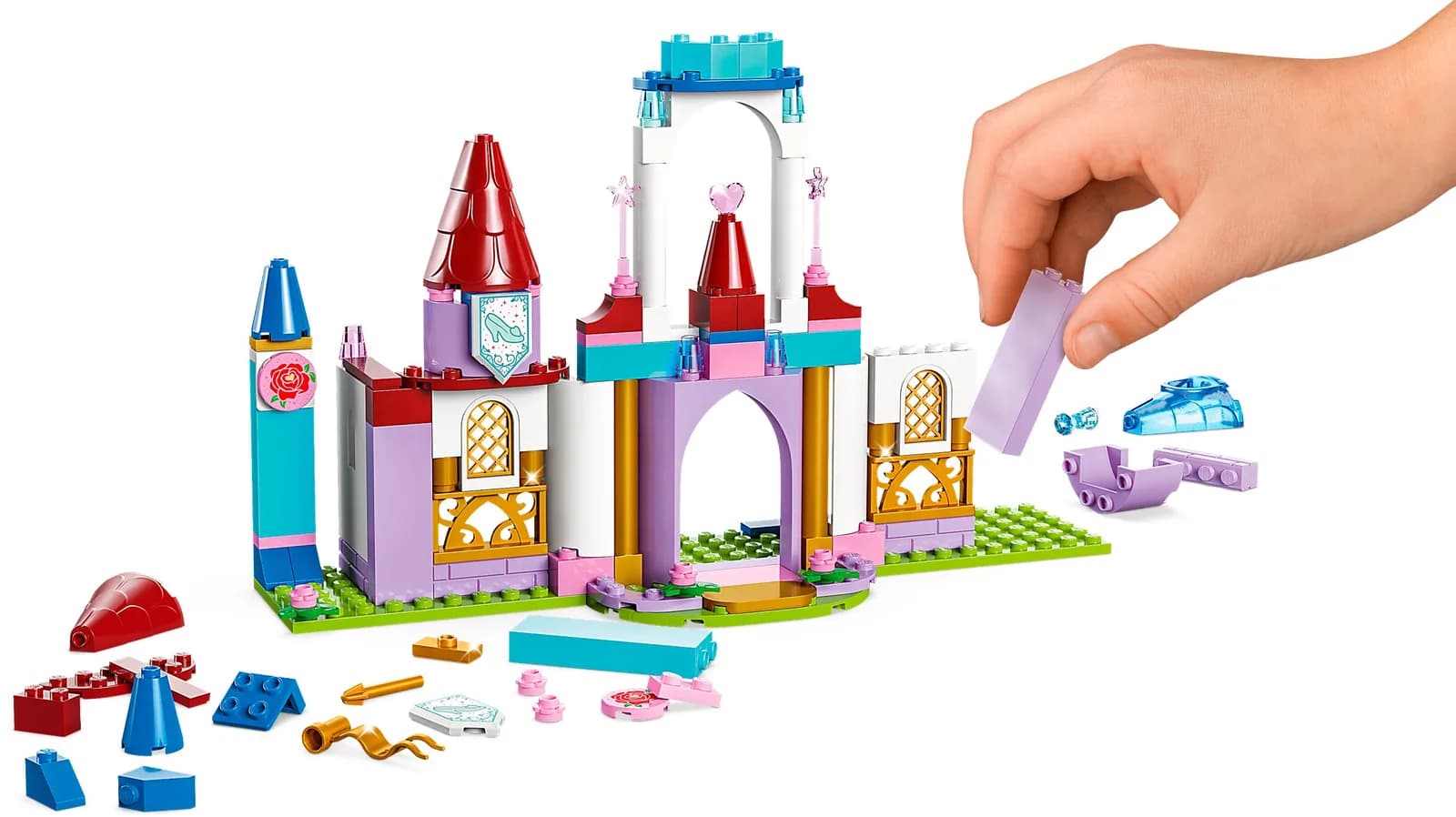 Конструктор Lego Disney Творчі замки диснеївських принцес 140дет 43219 фото 3