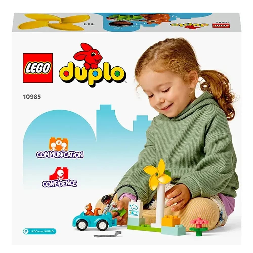 Конструктор Lego Duplo Town Ветровая турбина и электромобиль 16дет 10985 фото 6 Конструктор Lego Duplo Town Ветровая турбина и электромобиль 16дет 10985 фото 6