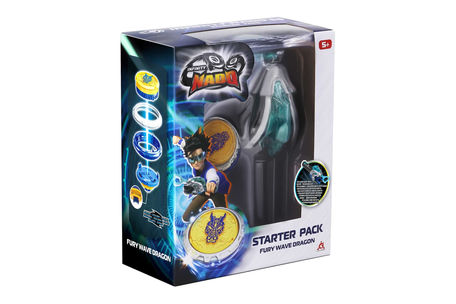 Юла Infinity Nado Starter Pack Лютый Дракон EU654111 Юла Infinity Nado Starter Pack Лютый Дракон EU654111