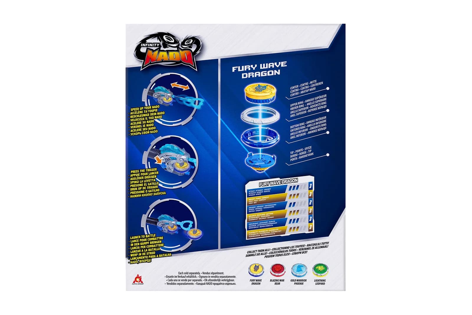Юла Infinity Nado Starter Pack Лютый Дракон EU654111 фото 8 Юла Infinity Nado Starter Pack Лютый Дракон EU654111 фото 8