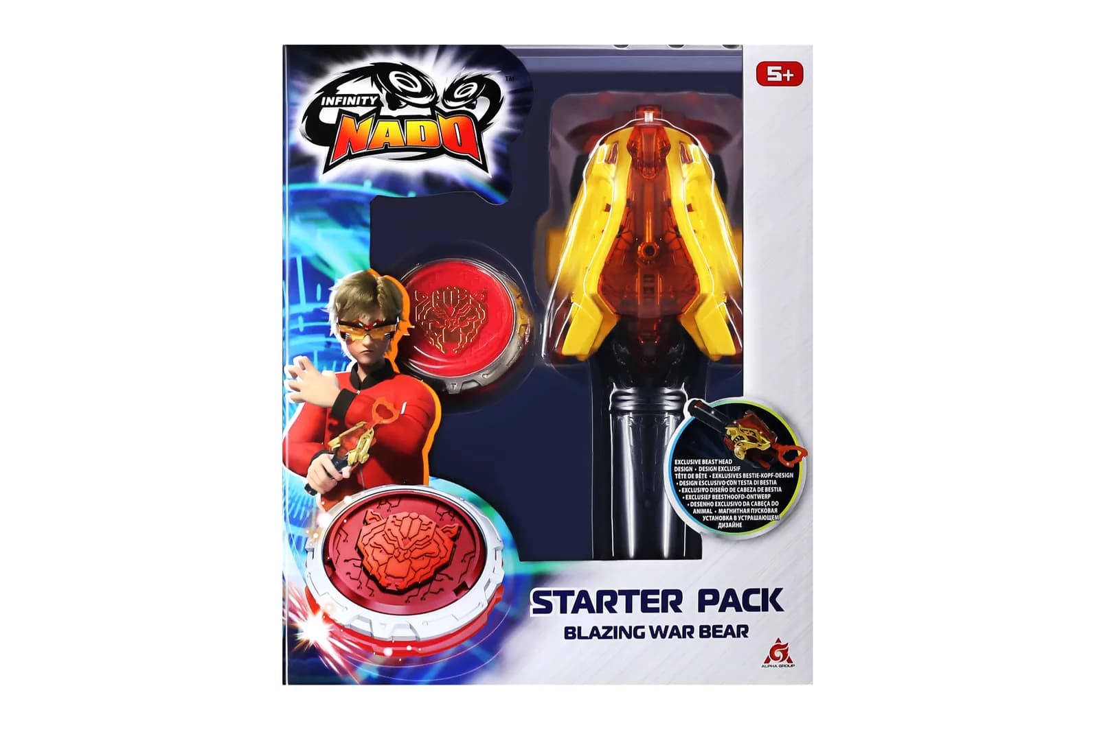 Дзига Infinity Nado Starter Pack Палаючий Бойовий Ведмідь EU654112 фото 3 Дзига Infinity Nado Starter Pack Палаючий Бойовий Ведмідь EU654112 фото 3
