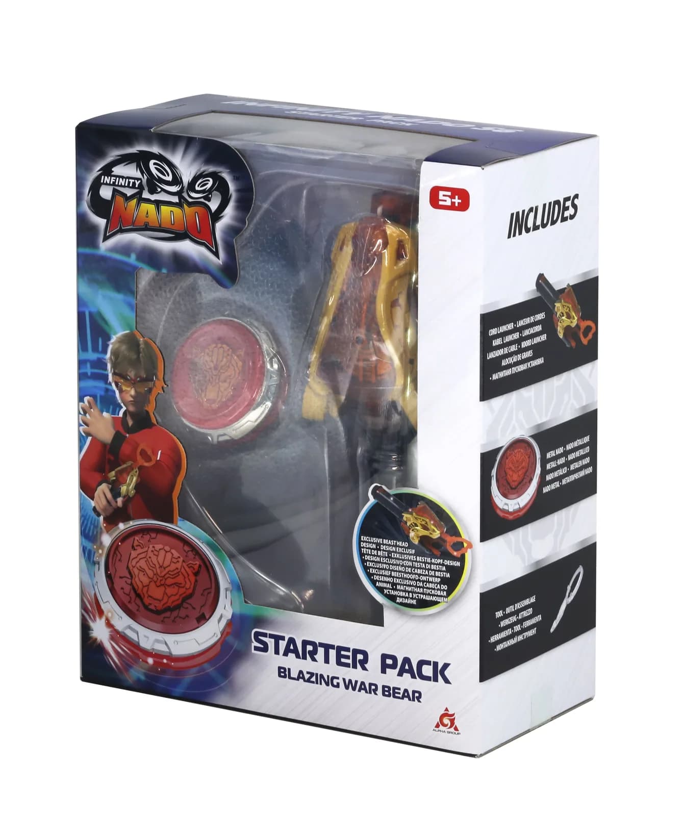 Дзига Infinity Nado Starter Pack Палаючий Бойовий Ведмідь EU654112 фото 5 Дзига Infinity Nado Starter Pack Палаючий Бойовий Ведмідь EU654112 фото 5