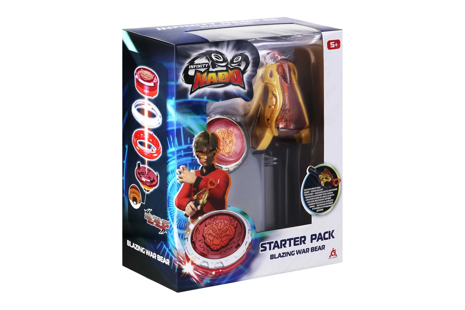 Дзига Infinity Nado Starter Pack Палаючий Бойовий Ведмідь EU654112 фото 4 Дзига Infinity Nado Starter Pack Палаючий Бойовий Ведмідь EU654112 фото 4