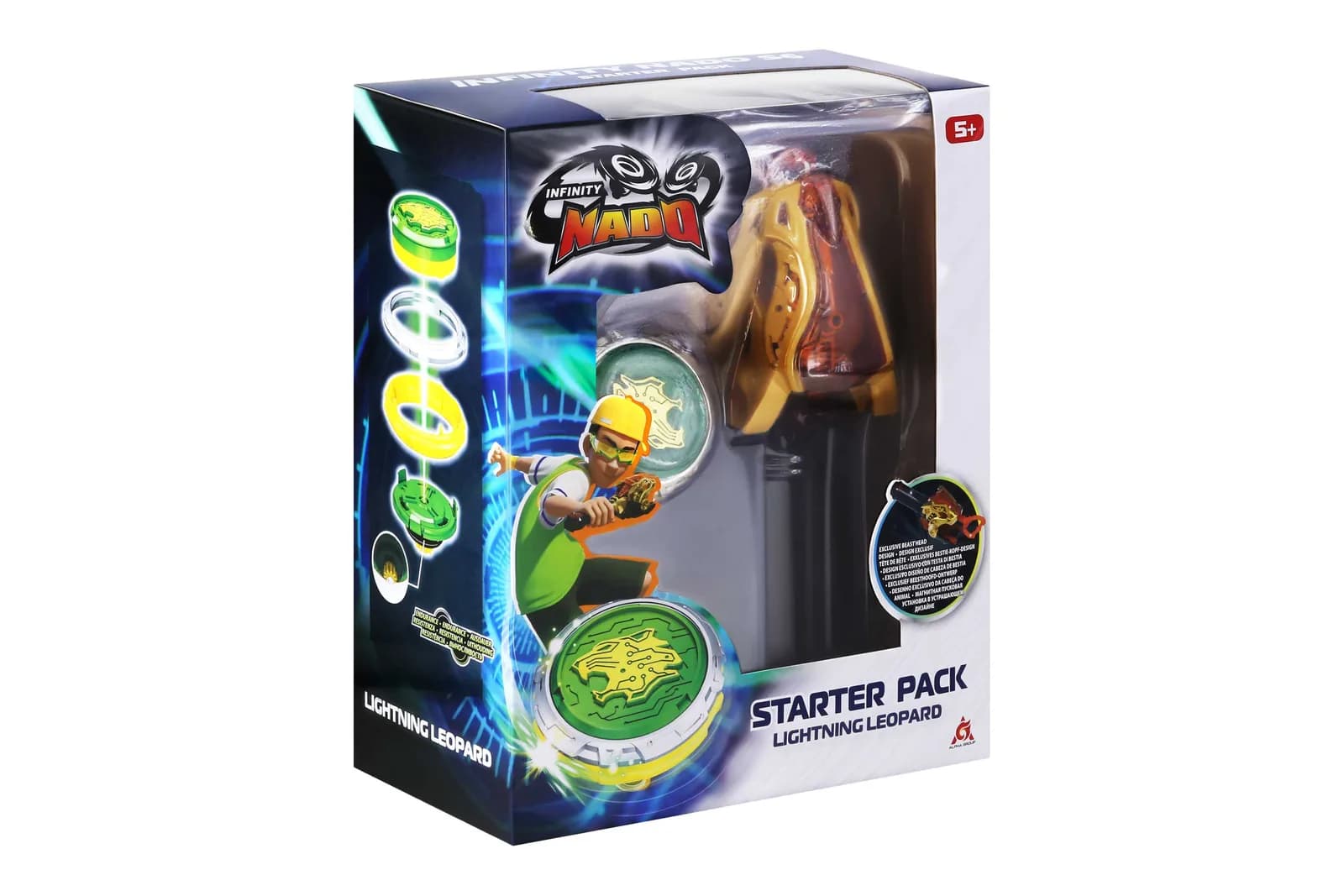 Юла Infinity Nado Starter Pack Ослепительный Леопард EU654114 фото 2 Юла Infinity Nado Starter Pack Ослепительный Леопард EU654114 фото 2