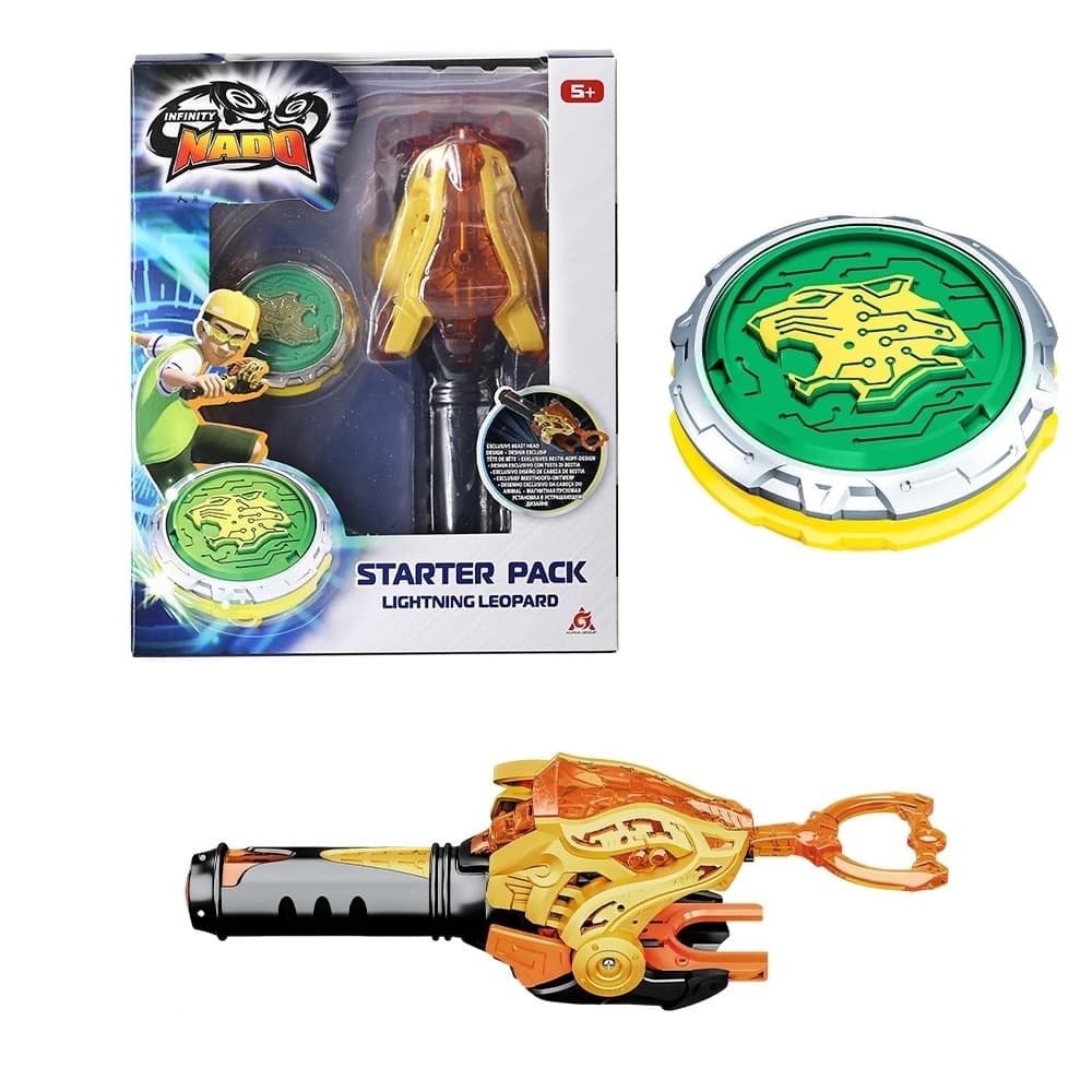Юла Infinity Nado Starter Pack Ослепительный Леопард EU654114 Юла Infinity Nado Starter Pack Ослепительный Леопард EU654114