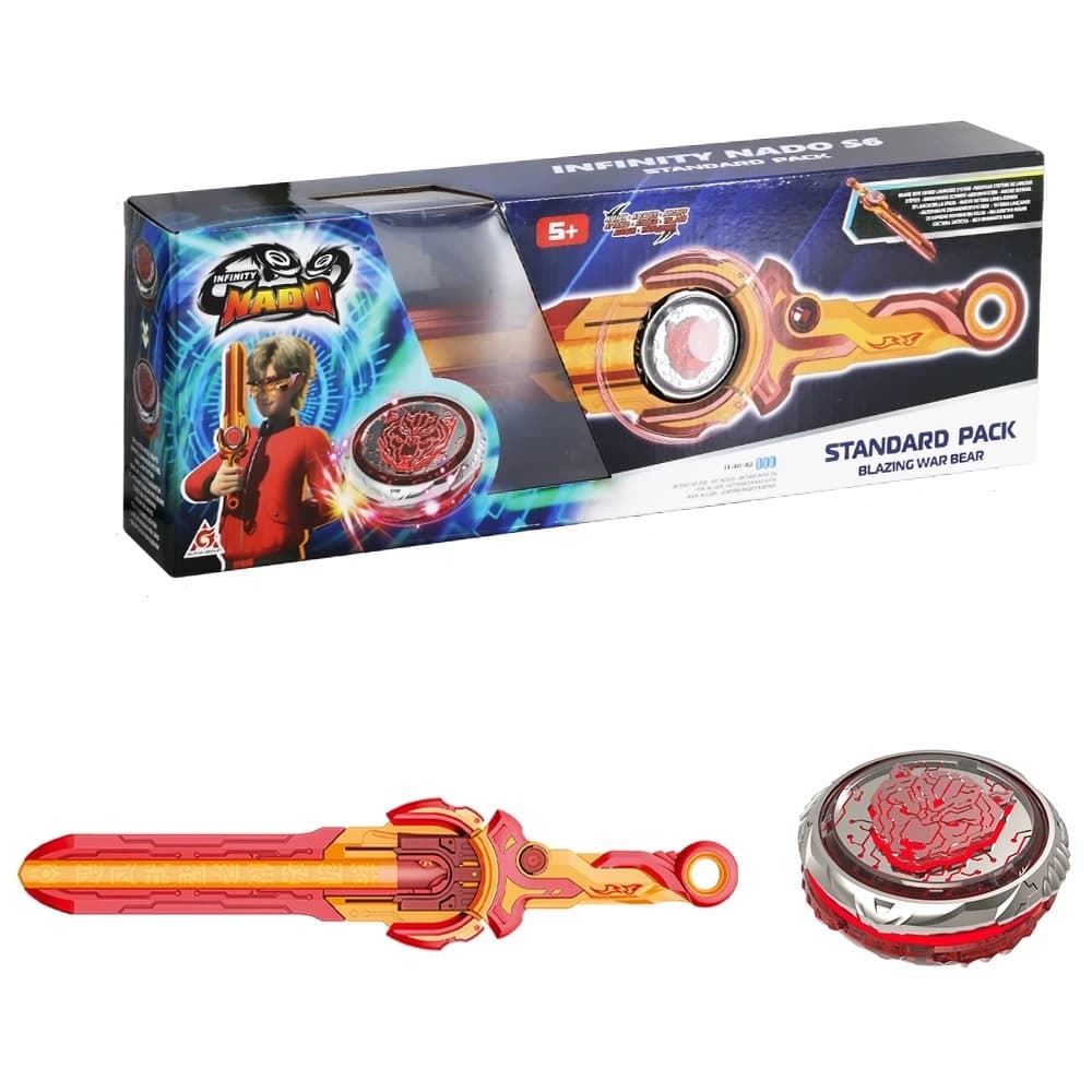 Дзига Infinity Nado Standard Pack Палаючий Бойовий Ведмідь EU654122 Дзига Infinity Nado Standard Pack Палаючий Бойовий Ведмідь EU654122