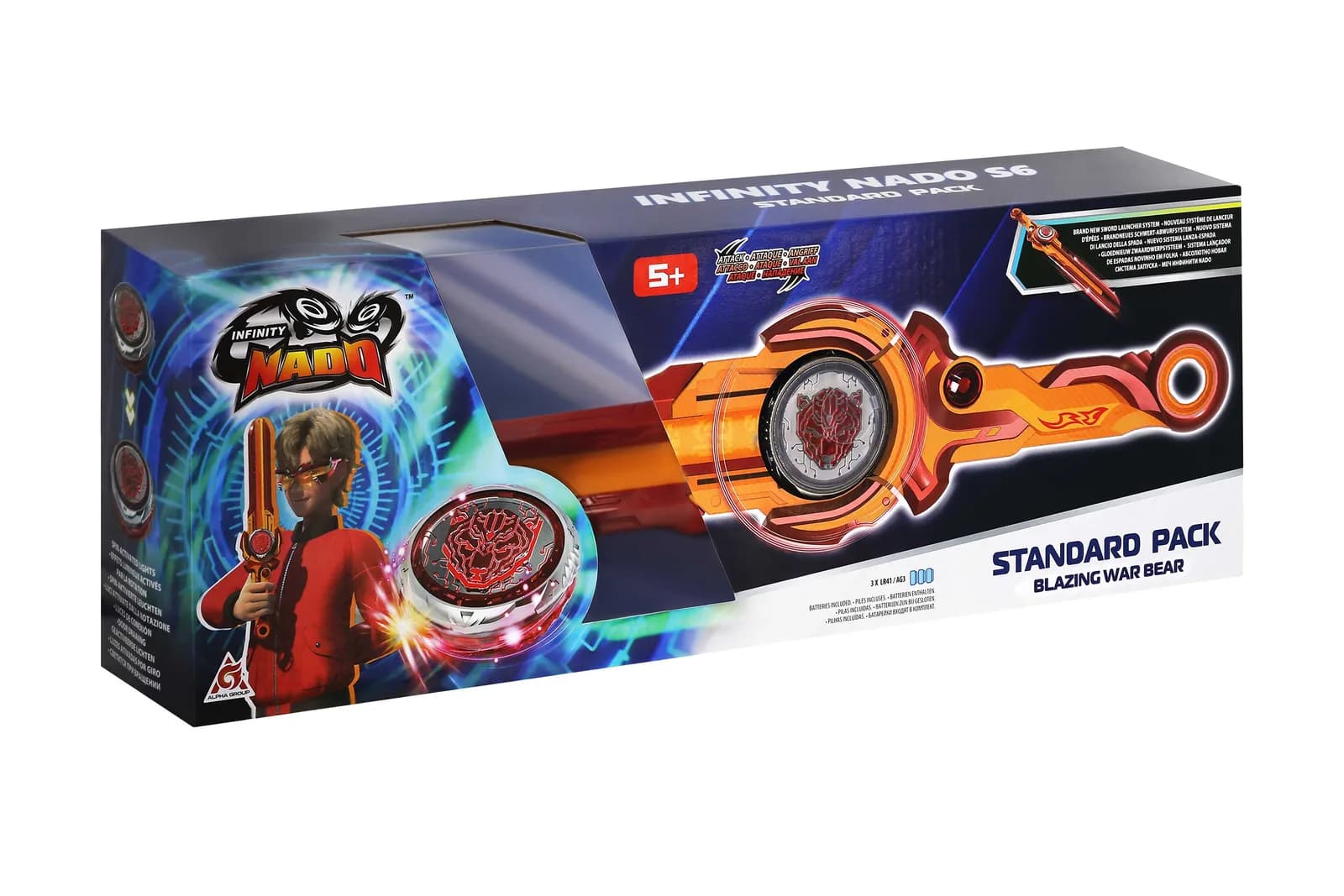 Дзига Infinity Nado Standard Pack Палаючий Бойовий Ведмідь EU654122 фото 2 Дзига Infinity Nado Standard Pack Палаючий Бойовий Ведмідь EU654122 фото 2