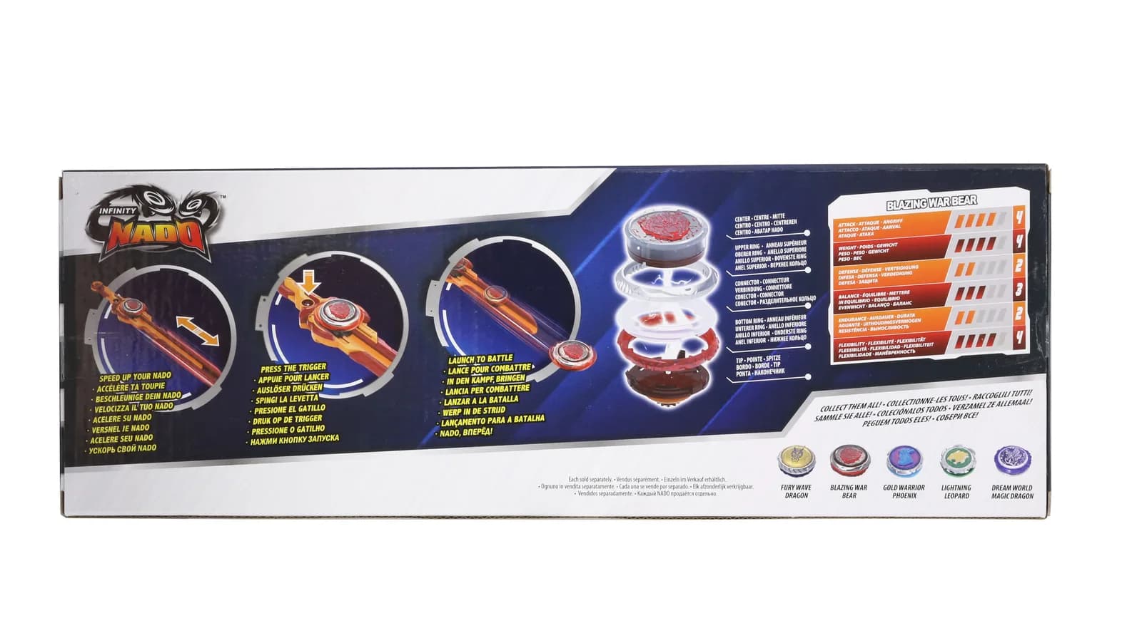 Дзига Infinity Nado Standard Pack Палаючий Бойовий Ведмідь EU654122 фото 4 Дзига Infinity Nado Standard Pack Палаючий Бойовий Ведмідь EU654122 фото 4