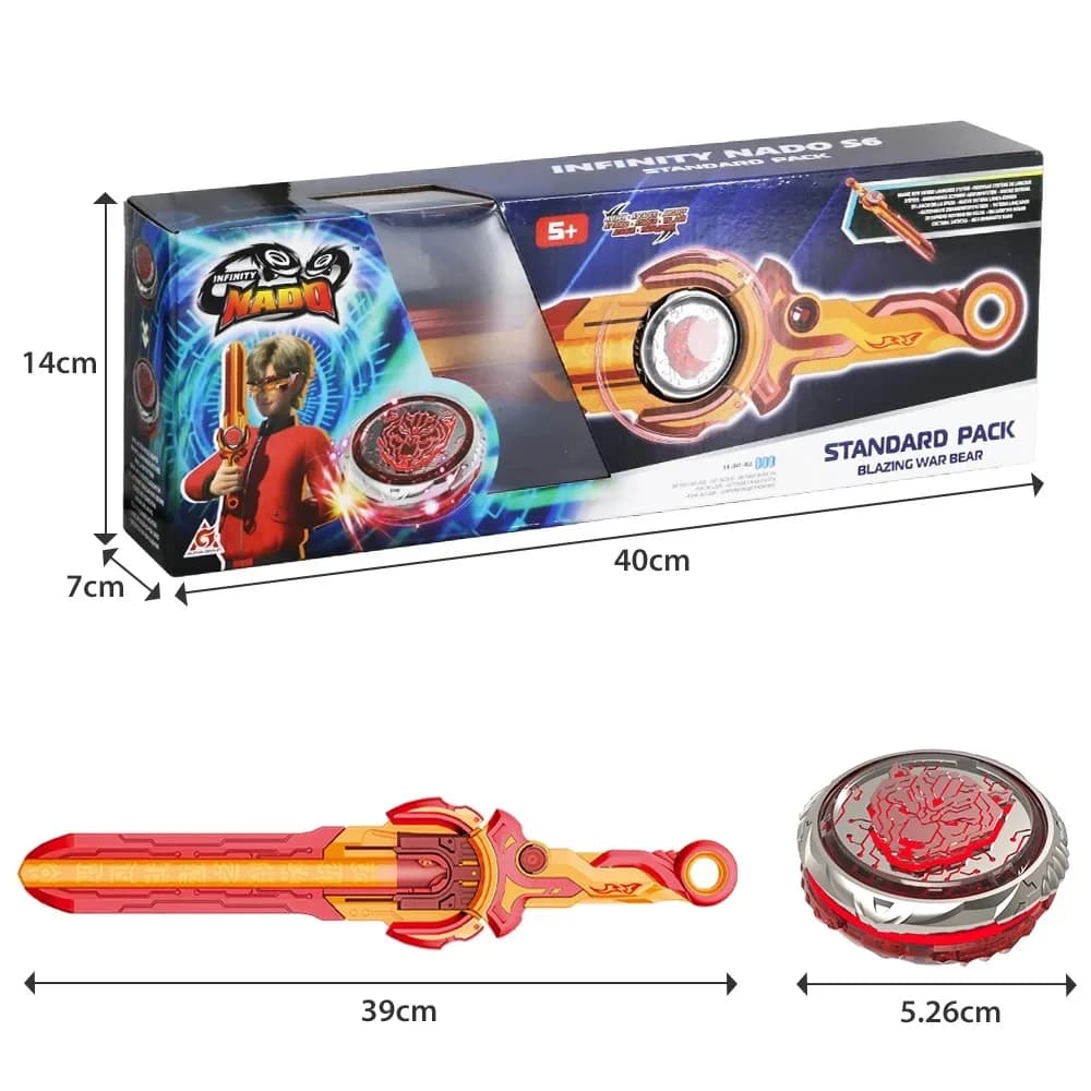 Дзига Infinity Nado Standard Pack Палаючий Бойовий Ведмідь EU654122 фото 3 Дзига Infinity Nado Standard Pack Палаючий Бойовий Ведмідь EU654122 фото 3