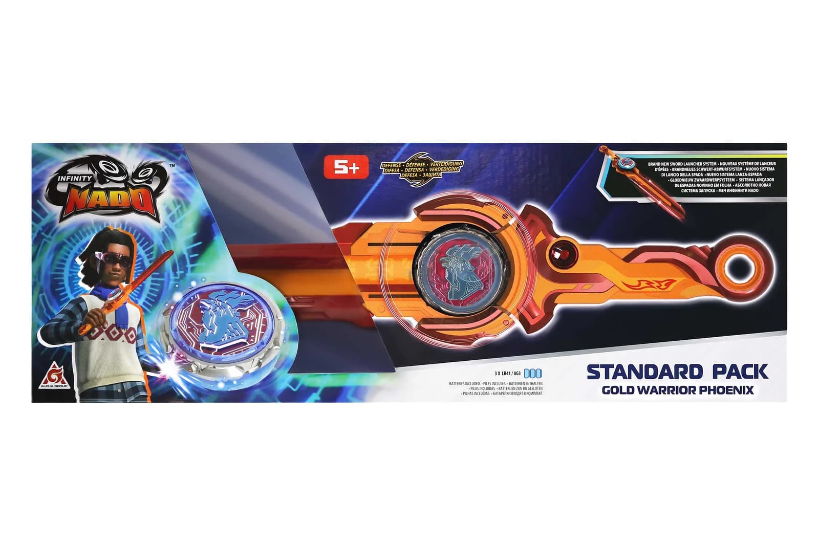 Дзига Infinity Nado Standard Pack Золотий Воїн Фенікс EU654123 фото 2 Дзига Infinity Nado Standard Pack Золотий Воїн Фенікс EU654123 фото 2