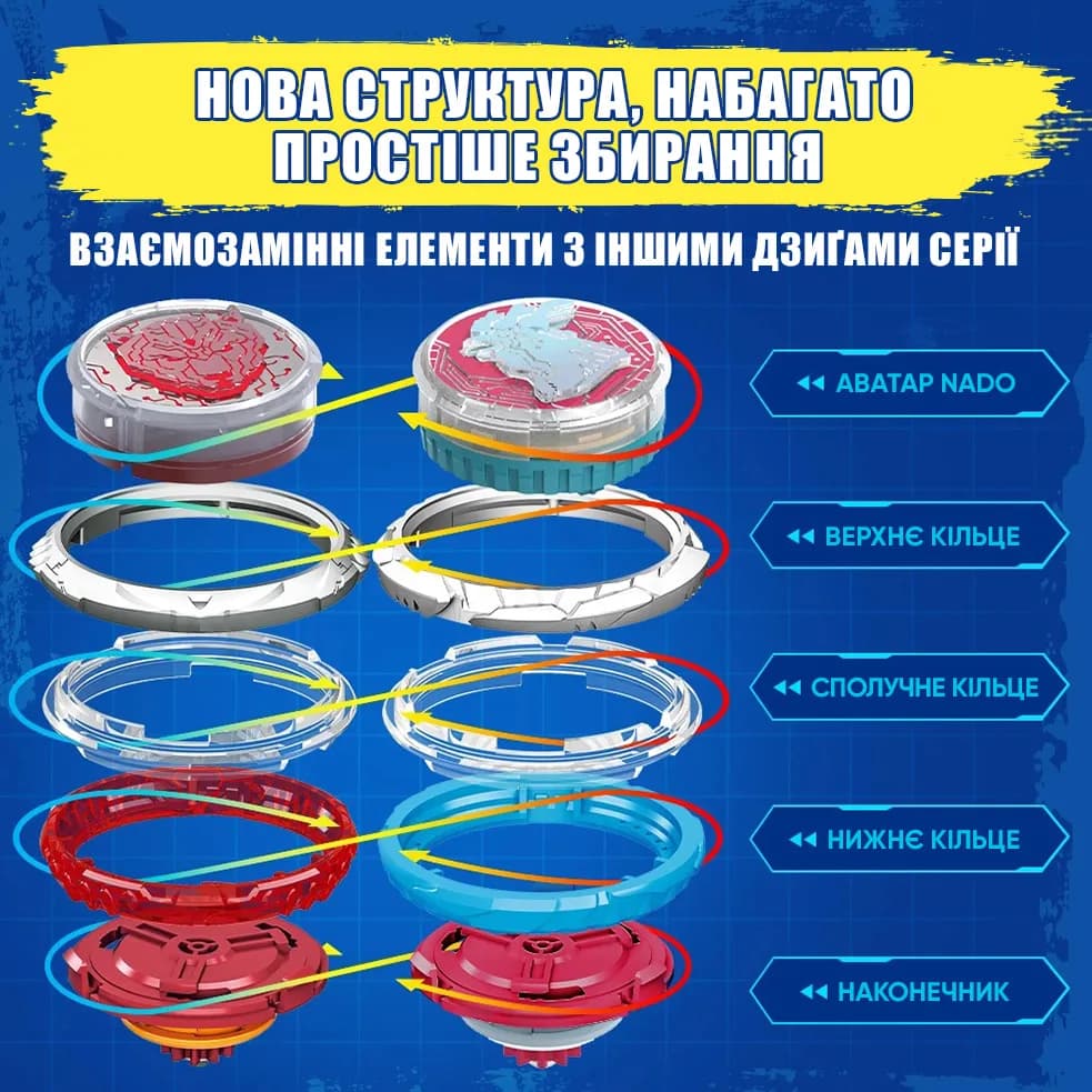 Дзига Infinity Nado Standard Pack Золотий Воїн Фенікс EU654123 фото 13 Дзига Infinity Nado Standard Pack Золотий Воїн Фенікс EU654123 фото 13