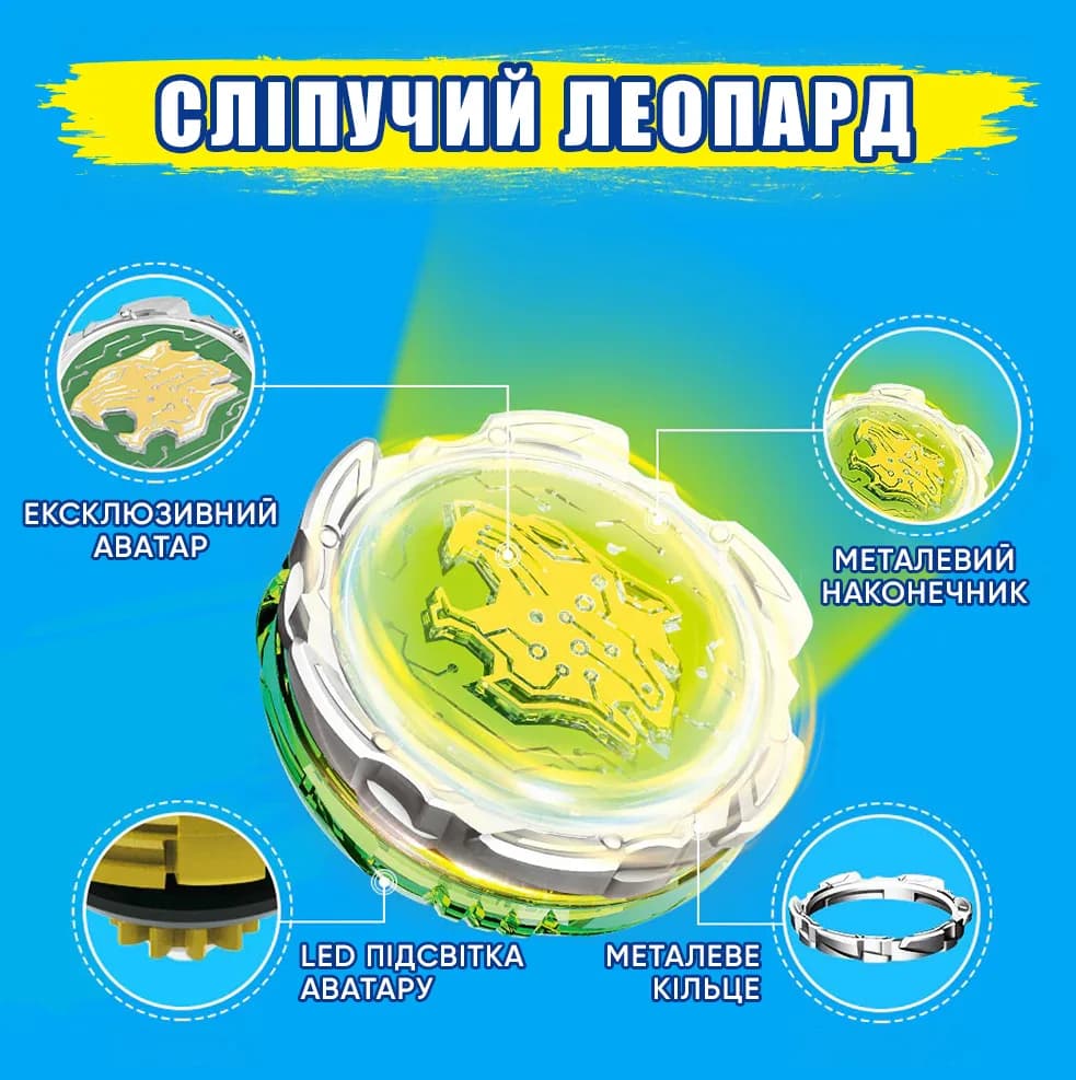 Дзига Infinity Nado Standard Pack Сліпучий Леопард EU654124 фото 27 Дзига Infinity Nado Standard Pack Сліпучий Леопард EU654124 фото 27