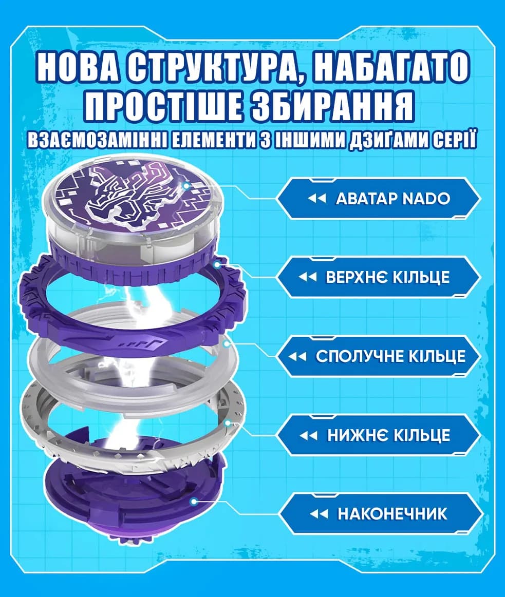 Дзига Infinity Nado Standard Pack Чарівний Дракон світу мрій EU654127 фото 17 Дзига Infinity Nado Standard Pack Чарівний Дракон світу мрій EU654127 фото 17