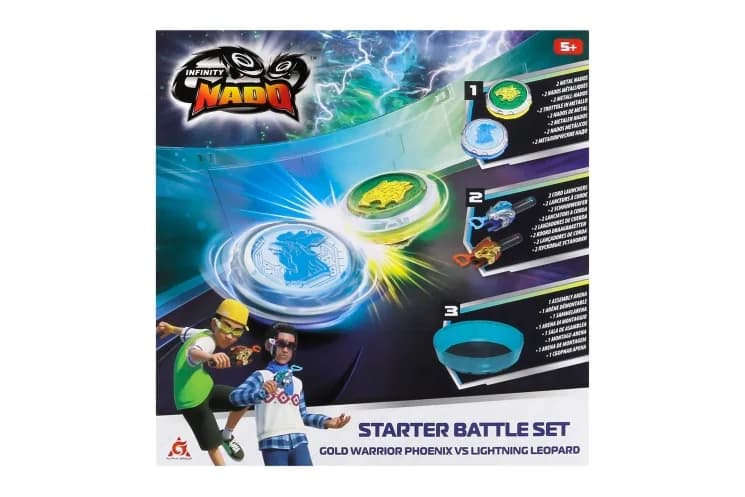 Набор игровой Infinity Nado Starter Battle Set Золотой Воин Феникс и Ослепительный Леопард EU654183 фото 16 Набор игровой Infinity Nado Starter Battle Set Золотой Воин Феникс и Ослепительный Леопард EU654183 фото 16
