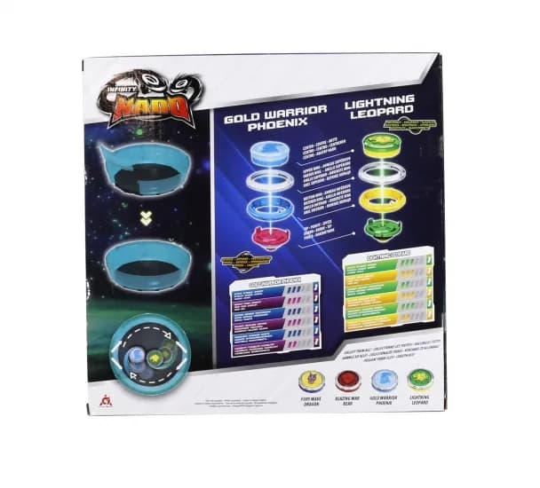 Набор игровой Infinity Nado Starter Battle Set Золотой Воин Феникс и Ослепительный Леопард EU654183 фото 3 Набор игровой Infinity Nado Starter Battle Set Золотой Воин Феникс и Ослепительный Леопард EU654183 фото 3