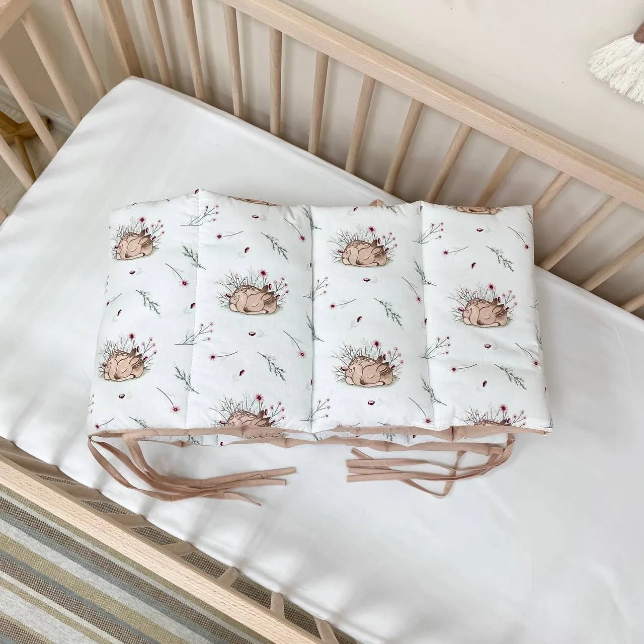 Постельный комплект Маленькая Соня Baby Dream Олененок 6ед 0203425 фото 3 Постельный комплект Маленькая Соня Baby Dream Олененок 6ед 0203425 фото 3