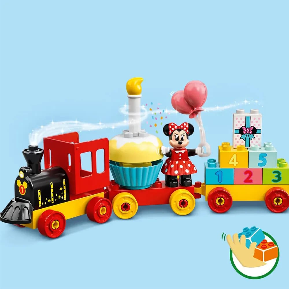 Конструктор Lego Duplo Праздничный поезд Микки и Минни 22дет 10941 фото 7