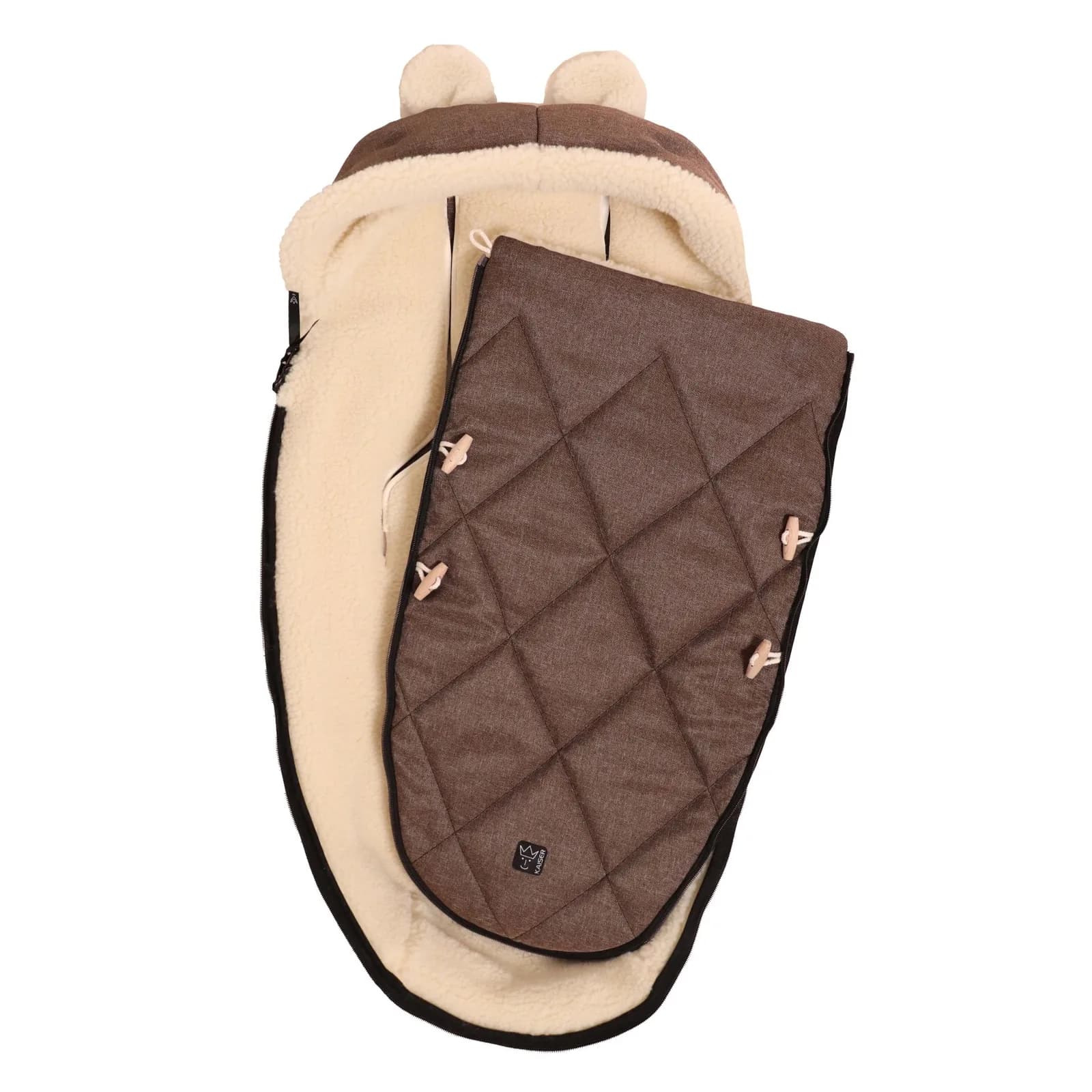 Чехол для ног Kaiser XL Ears Wool 6582575 фото 2 Чехол для ног Kaiser XL Ears Wool 6582575 фото 2