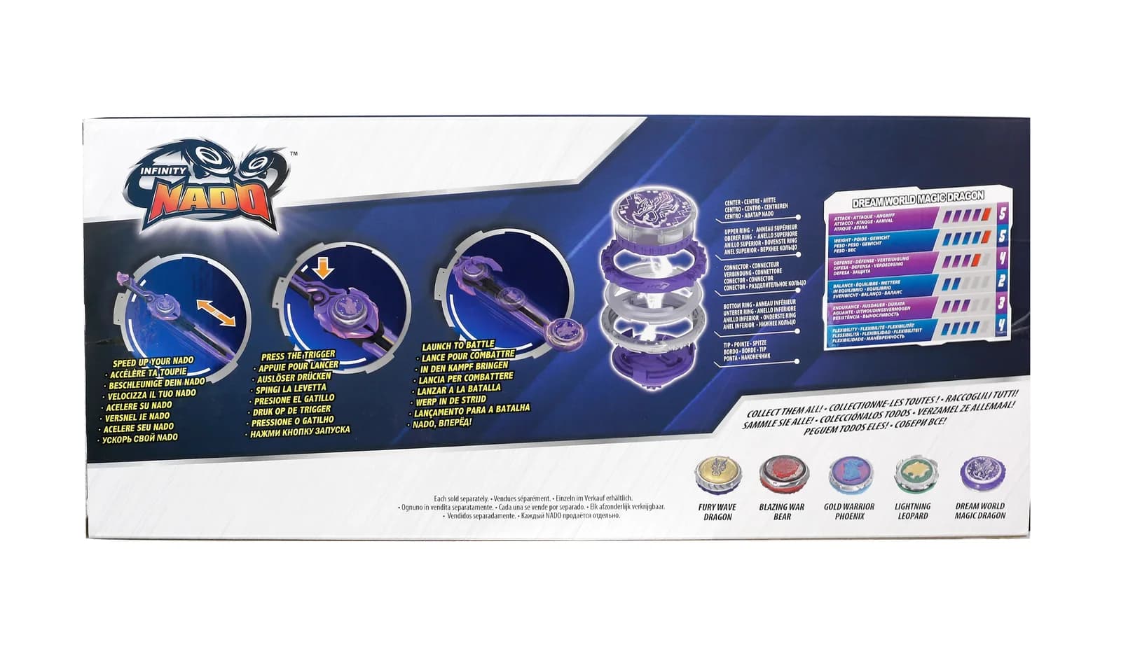 Дзига Infinity Nado Advanced Pack Чарівний Дракон світу мрій EU654137 фото 3