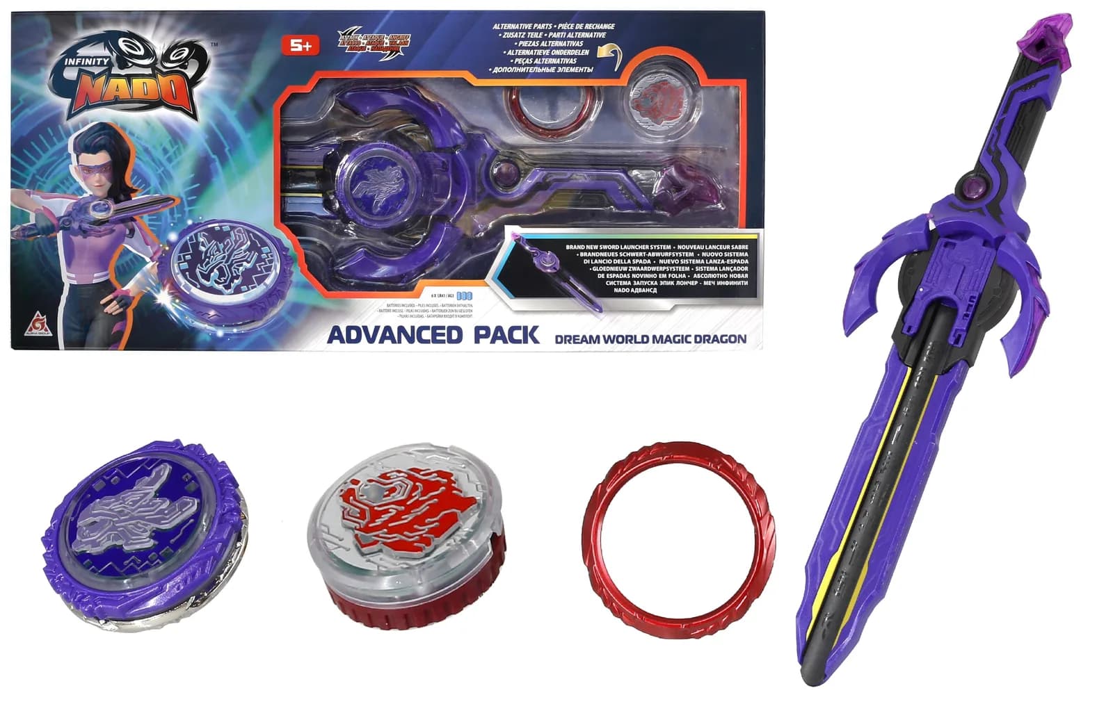 Дзига Infinity Nado Advanced Pack Чарівний Дракон світу мрій EU654137 фото 14