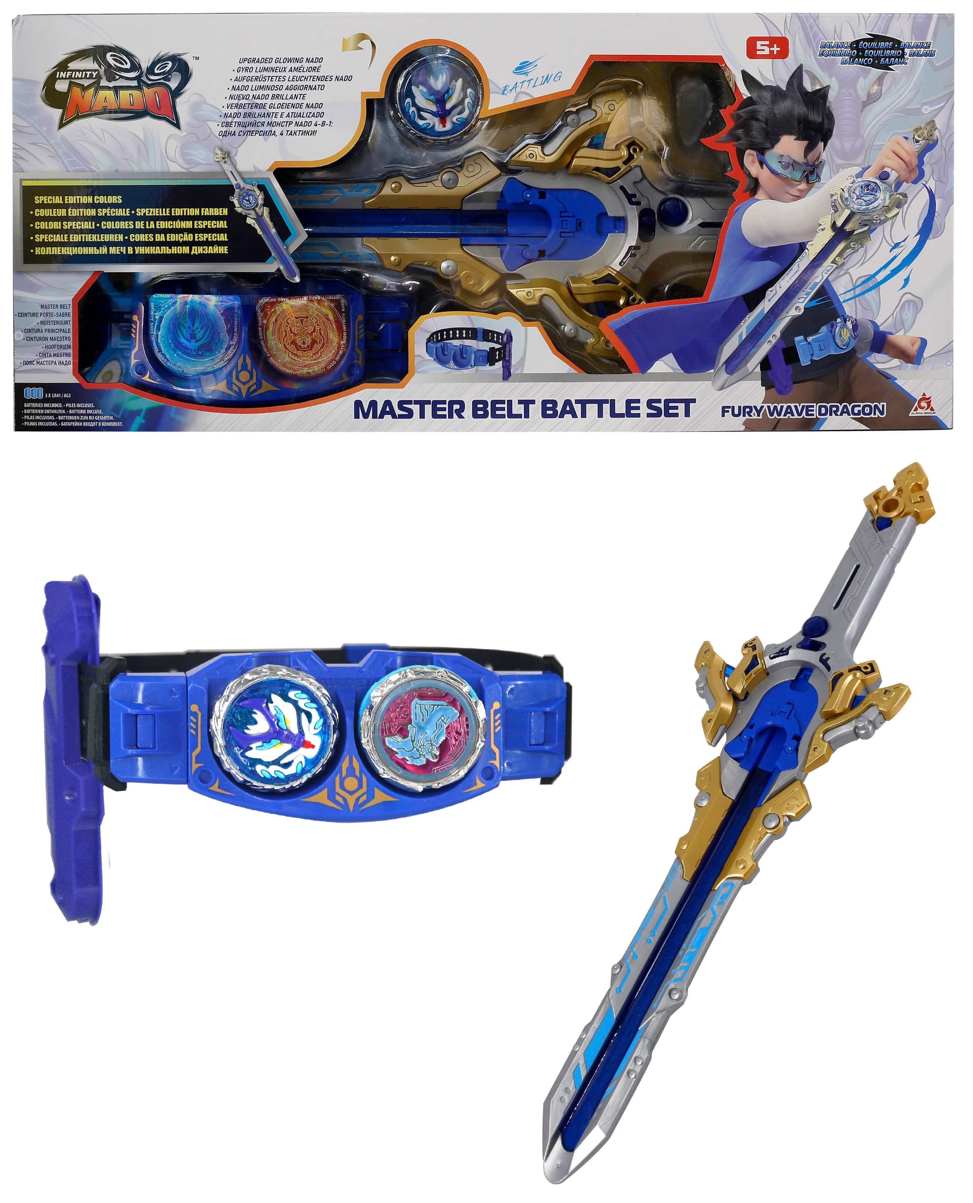 Набор игровой Infinity Nado Master Belt Battle Set Лютый Дракон EU654162 Набор игровой Infinity Nado Master Belt Battle Set Лютый Дракон EU654162