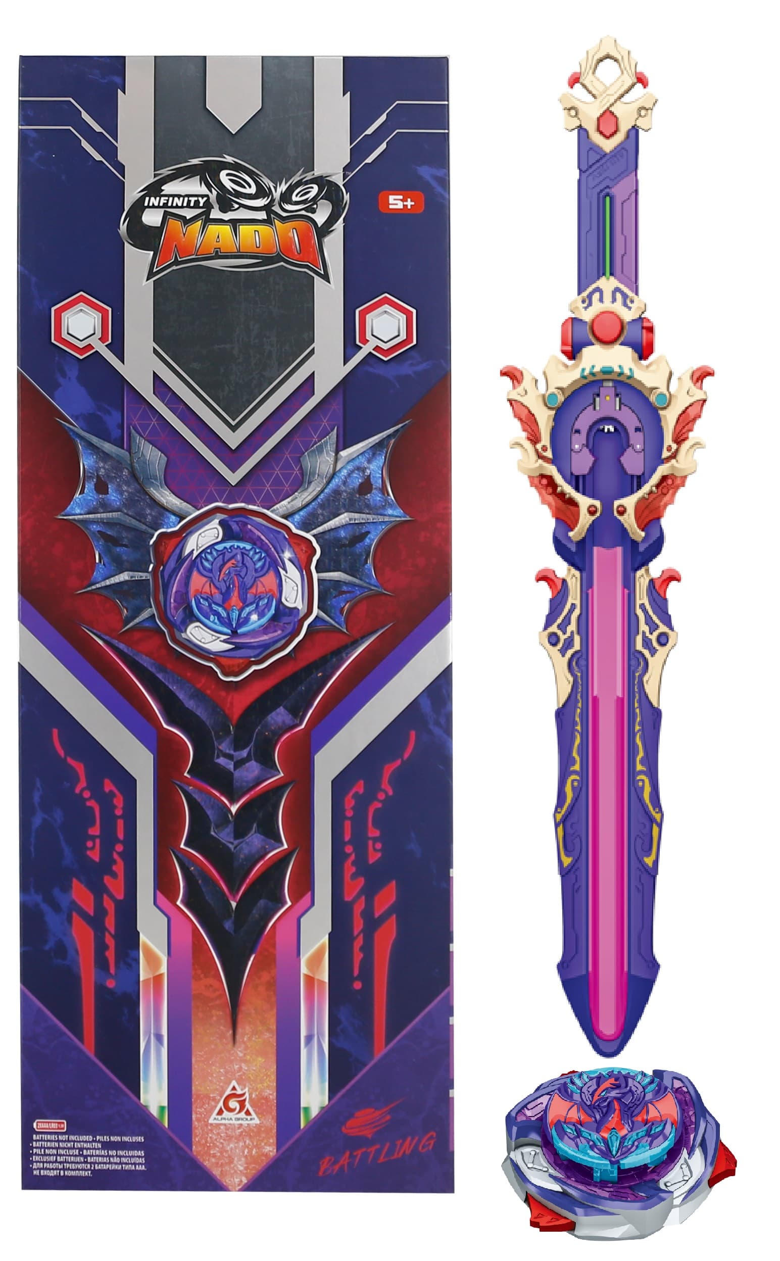 Дзига Infinity Nado Deluxe Pack Небесний Лорд EU654232 Дзига Infinity Nado Deluxe Pack Небесний Лорд EU654232