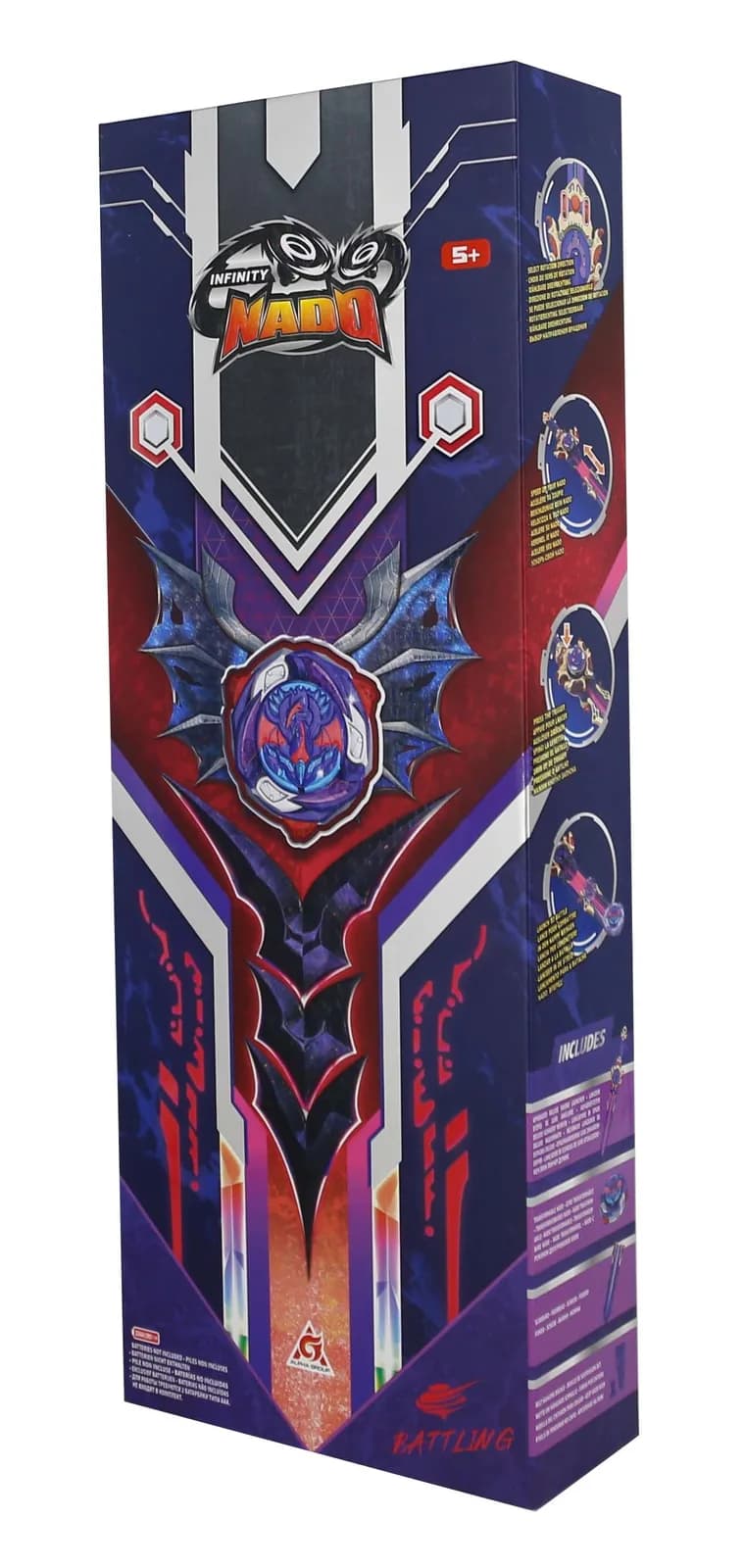 Дзига Infinity Nado Deluxe Pack Небесний Лорд EU654232 фото 3 Дзига Infinity Nado Deluxe Pack Небесний Лорд EU654232 фото 3