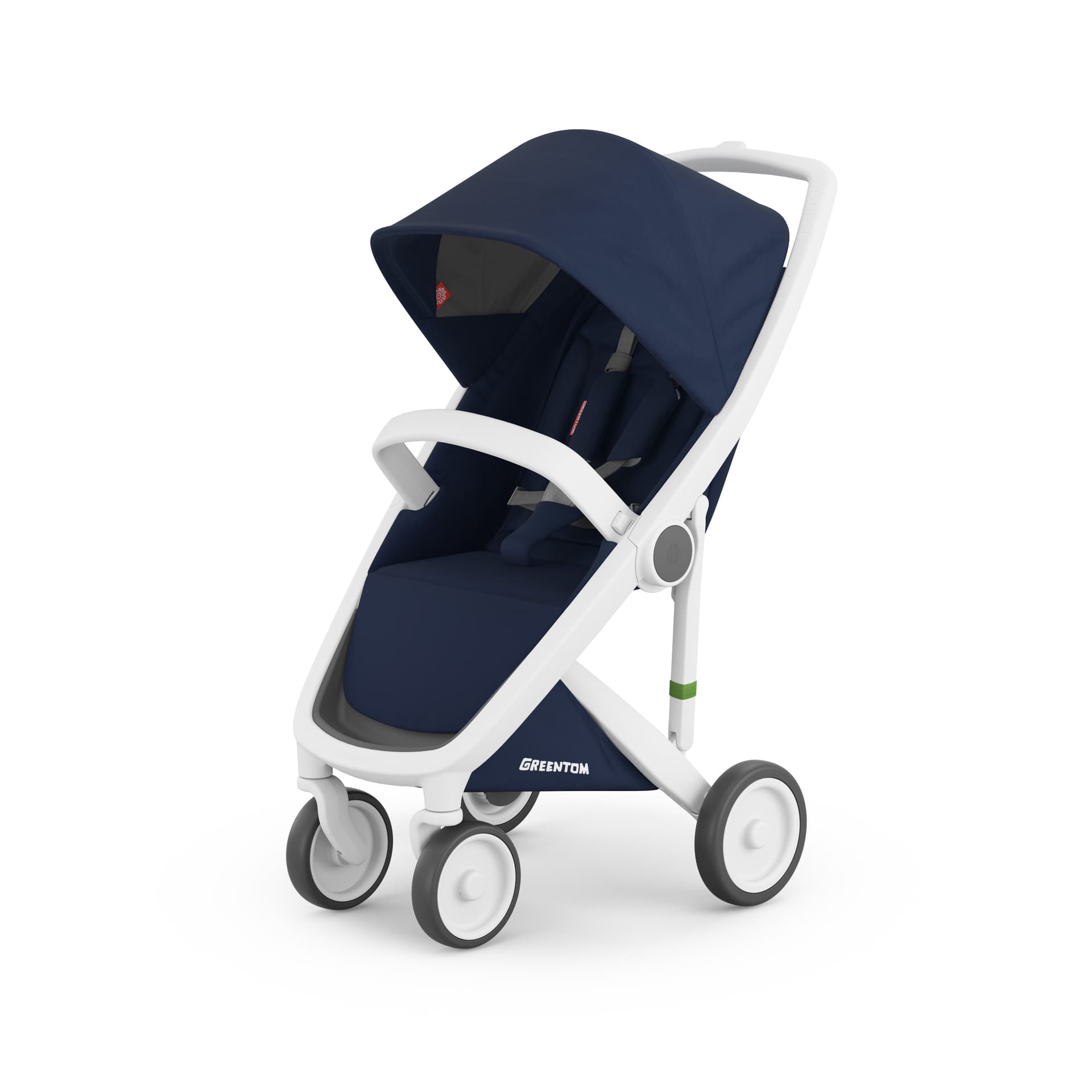 Коляска прогулянкова Greentom Classic GCBW-2 Blue-White