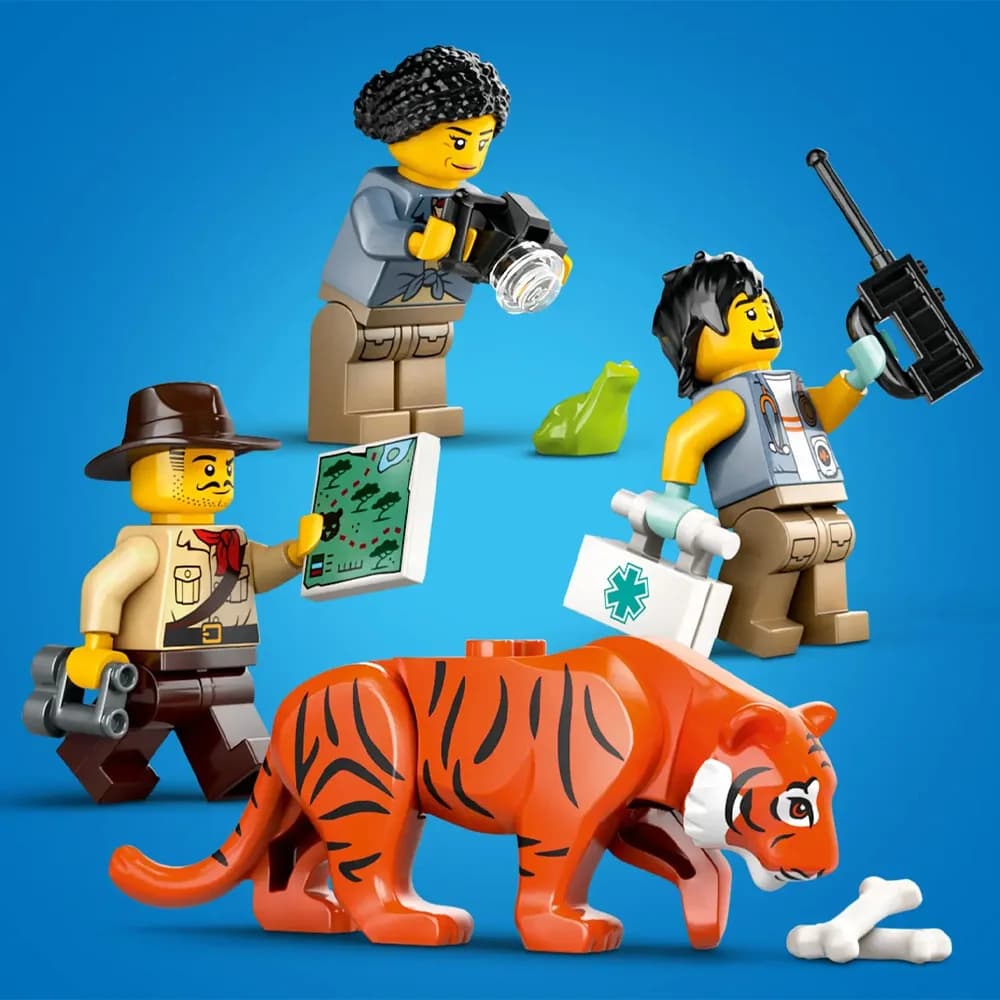 Конструктор Lego City Внедорожник для исследования джунглей 314дет 60426 фото 4