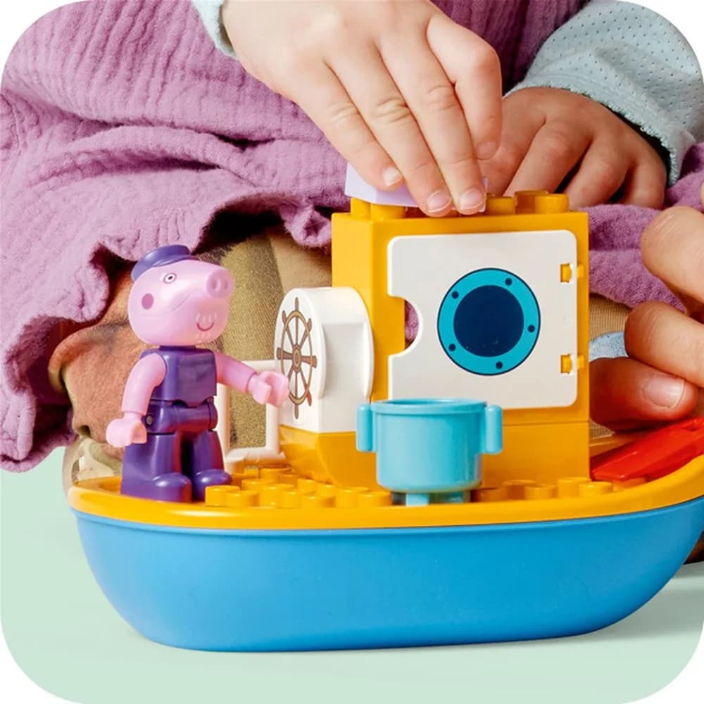 Конструктор Lego Duplo Морская прогулка Пеппы на лодке 23дет 10432 фото 6 Конструктор Lego Duplo Морская прогулка Пеппы на лодке 23дет 10432 фото 6