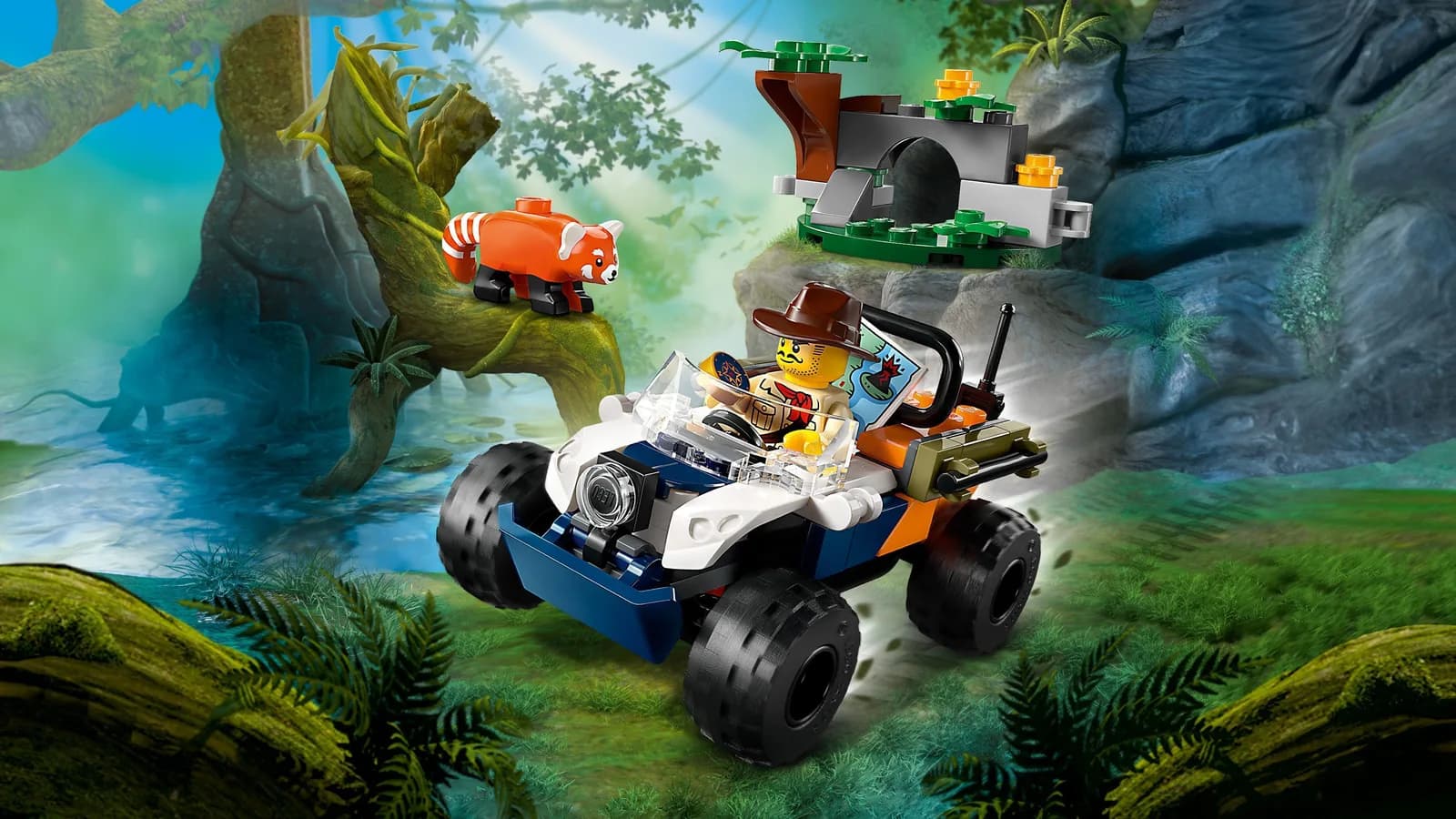 Конструктор Lego City Квадроцикл для дослідження джунглів 92дет 60424 фото 10 Конструктор Lego City Квадроцикл для дослідження джунглів 92дет 60424 фото 10
